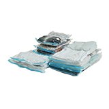 Clothes storage bags.