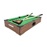 Pool tables.