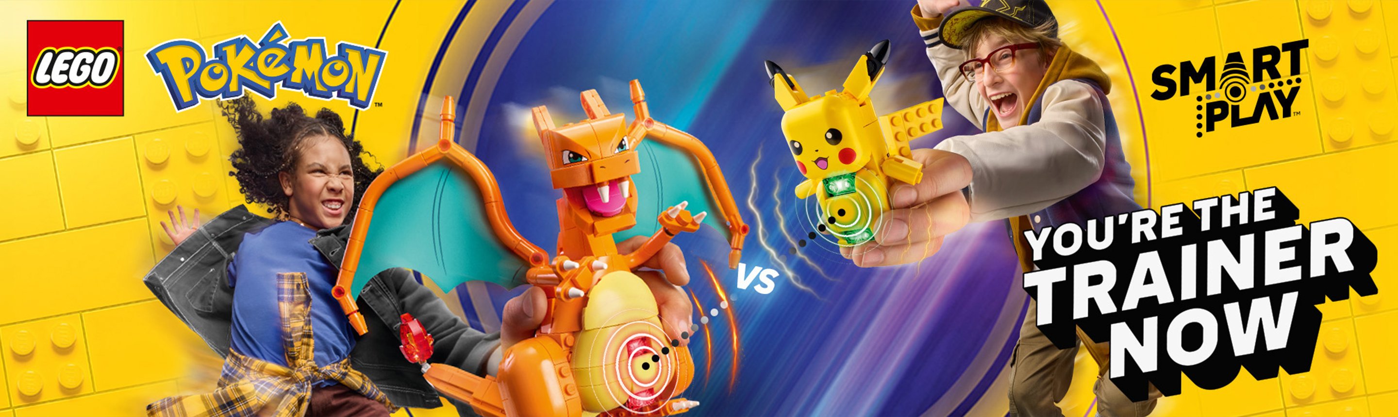 LEGO®. Pokémon. Smart play. You're the trainer now.