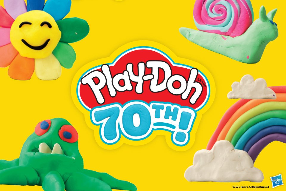70th Anniversary of Play-Doh. Shaping imaginations everyday!