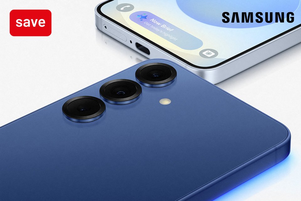 Save £150 on the Samsung S25. Using code S25SAVE.