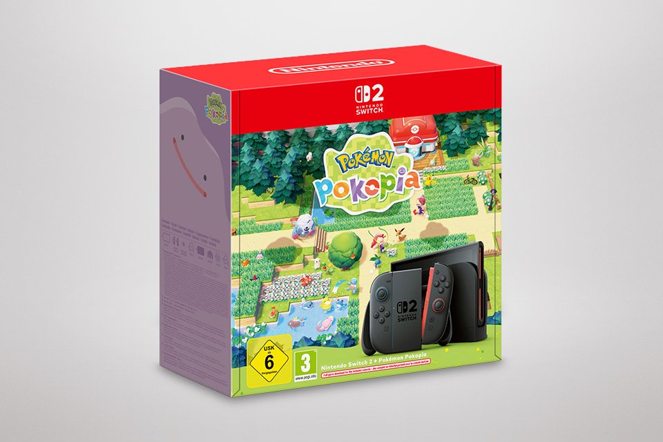 Nintendo Switch 2 console & Pokémon Pokopia game bundle.