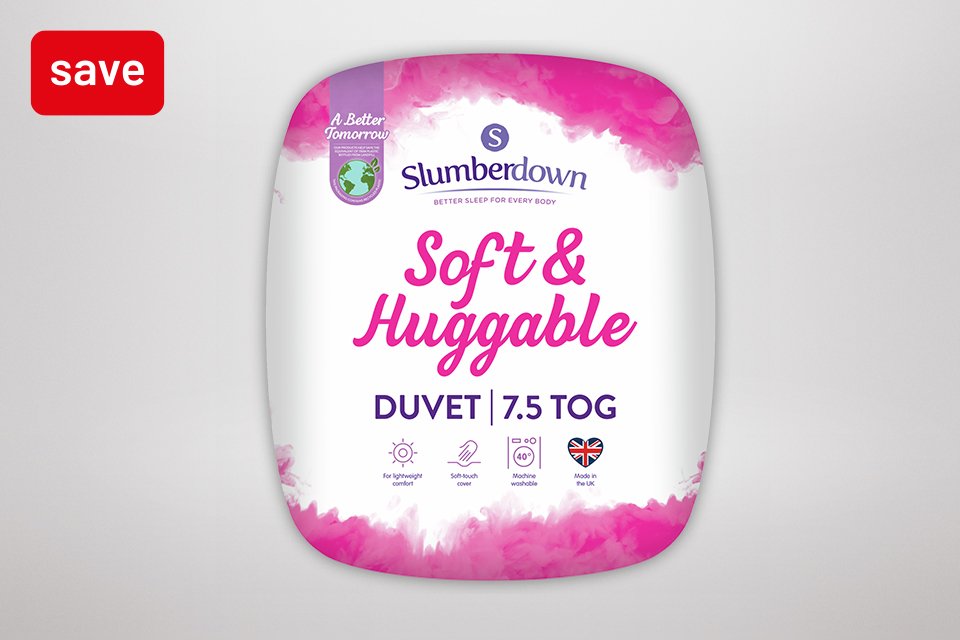 Save 25% on selected Slumberdown. Use code: SLEEP25.