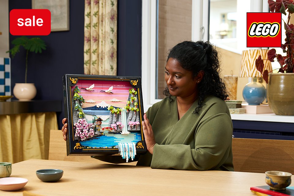 Save up to 25% on selected LEGO® sets for adults. Toys aren't just for kids!