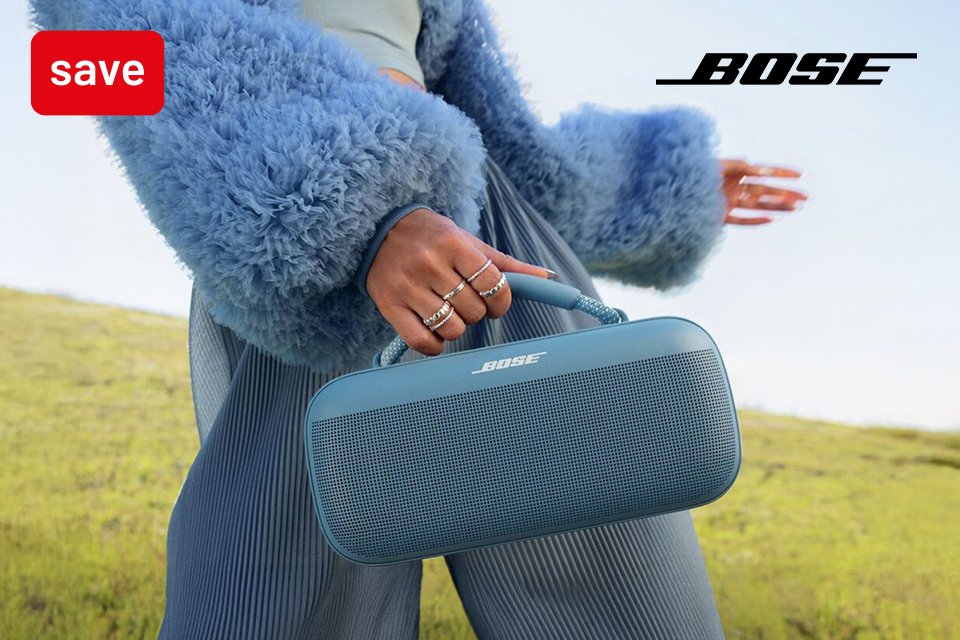 Save up to 25% on selected Bose speakers with codes BOSE20 or BOSE25.