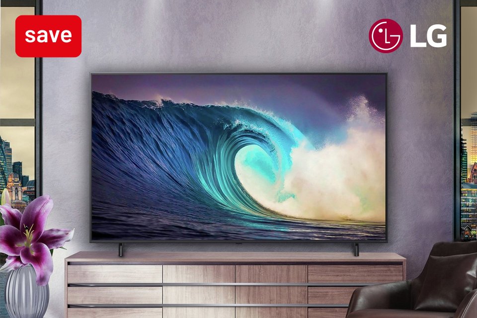 Save up to 10% off selected LG TVs and home AV with code LG10.
