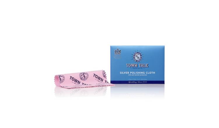 Town Talk Jewellery Polishing Cloth - Silver