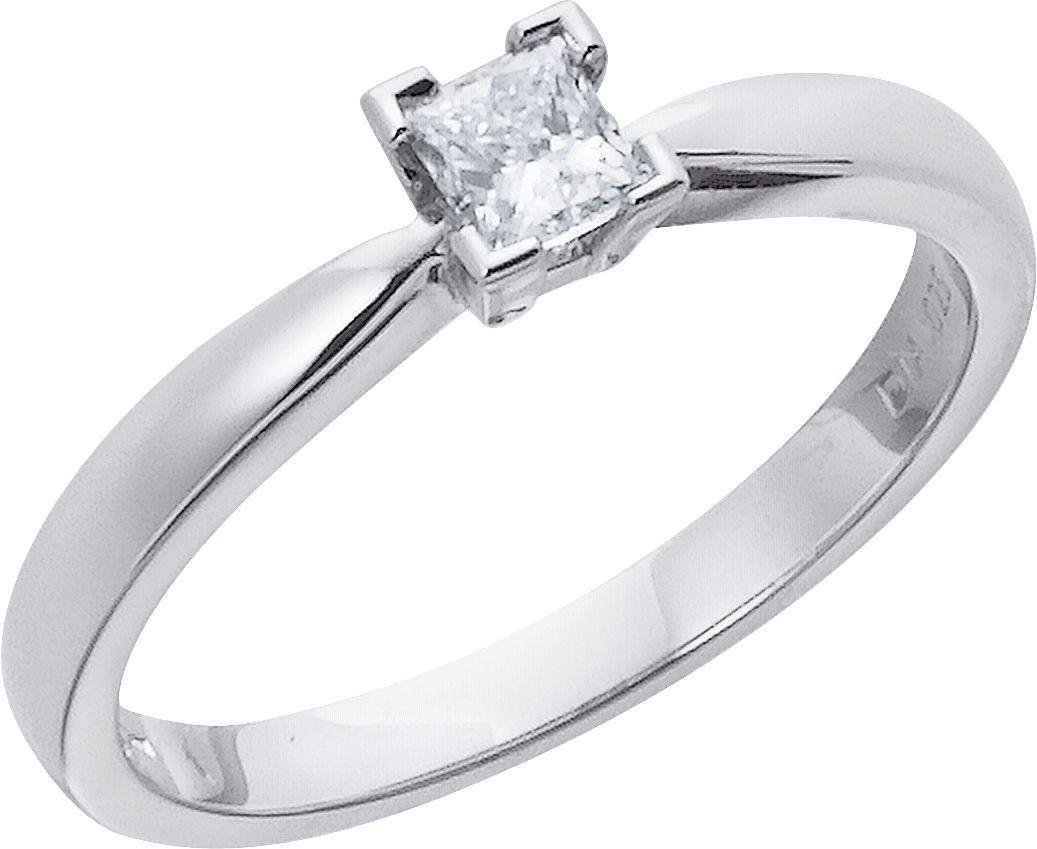 Everlasting Love Platinum Grade 950 0.25ct Diamond Ring - L