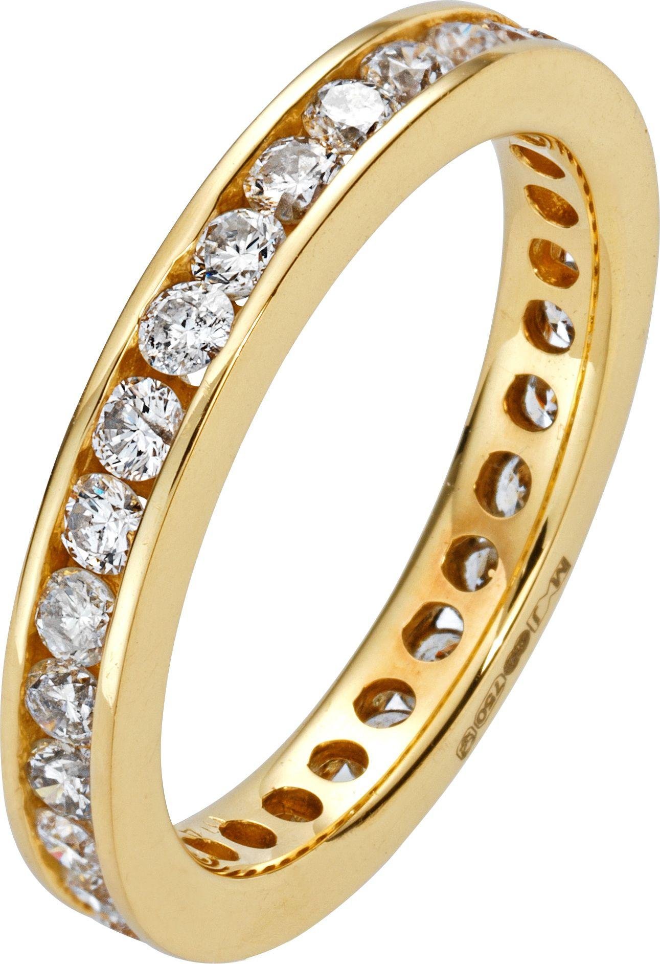 Everlasting Love 18ct Gold 1.00ct Diamond Eternity Ring - N