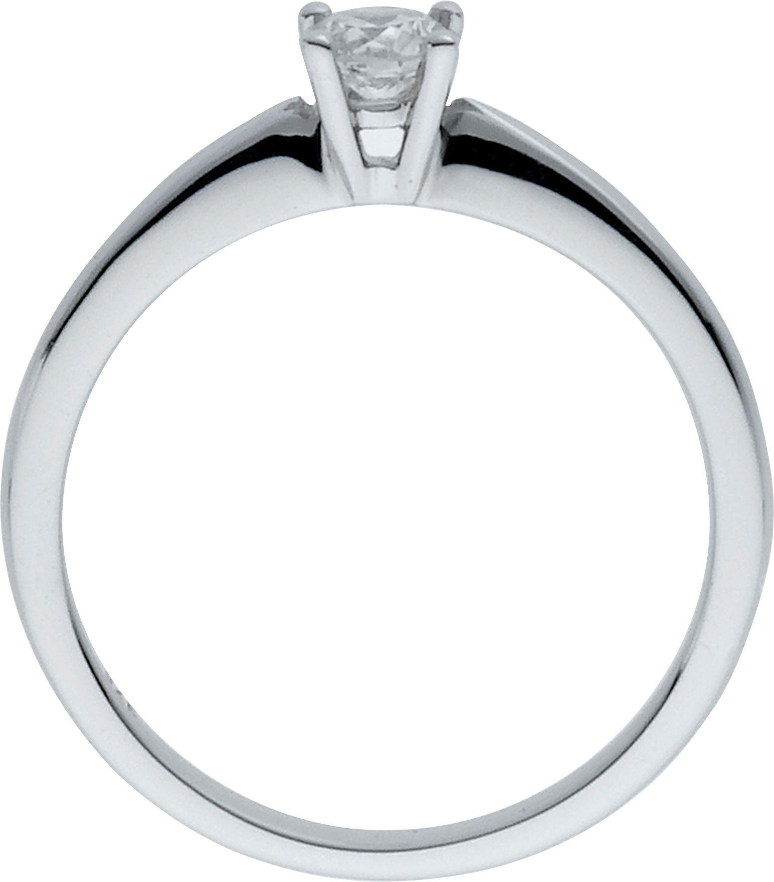 Everlasting Love 18ct White Gold 0.25ct Solitaire Ring - N