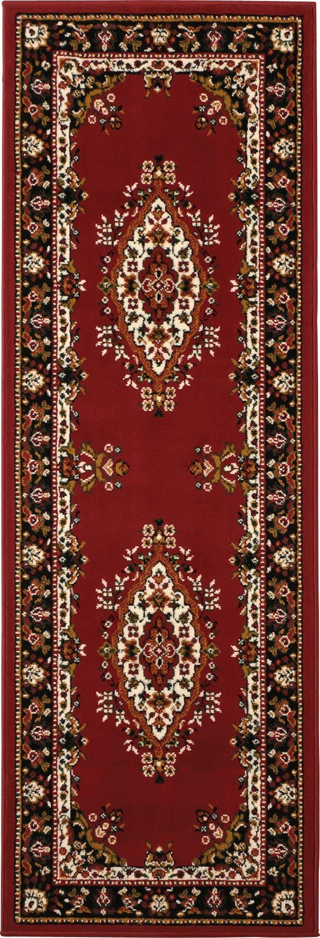 Argos Home Traditional Cut Pile Runner - 200x67cm - Red