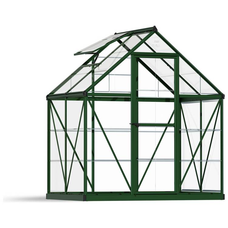 Palram - Canopia Harmony Green Greenhouse - 6 x 4ft 0