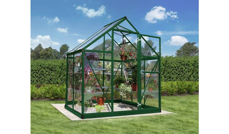 Buy Palram - Canopia Harmony Green Greenhouse - 6 x 4ft | Greenhouses |  Argos