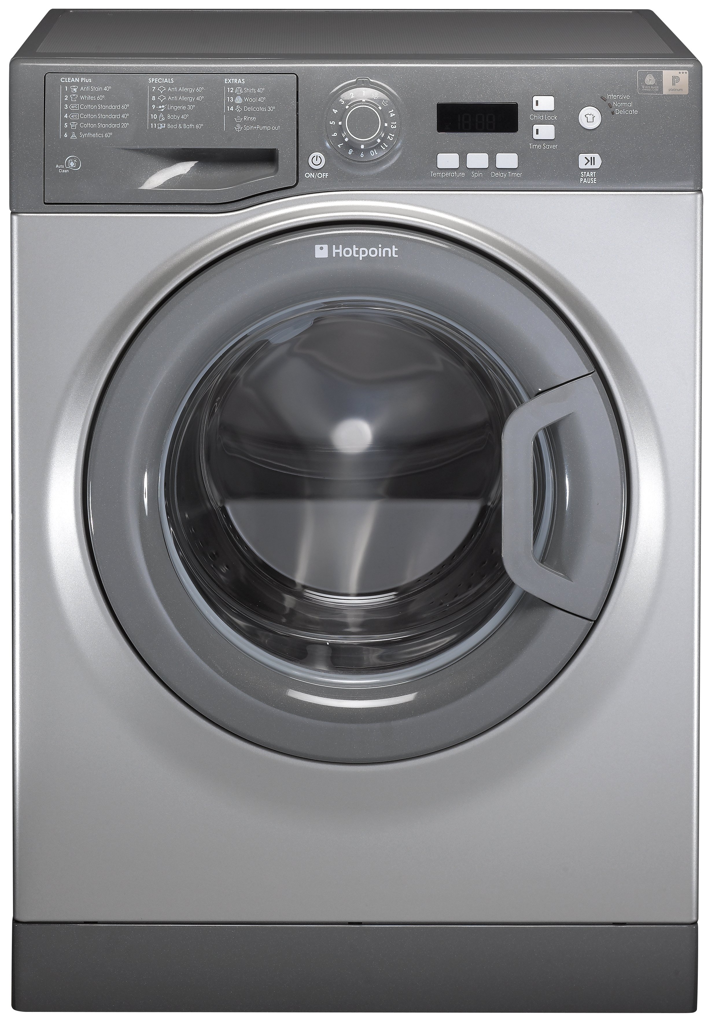 Hotpoint WMAQF 641G 6KG 1400 Spin Washing Machine - Graphite