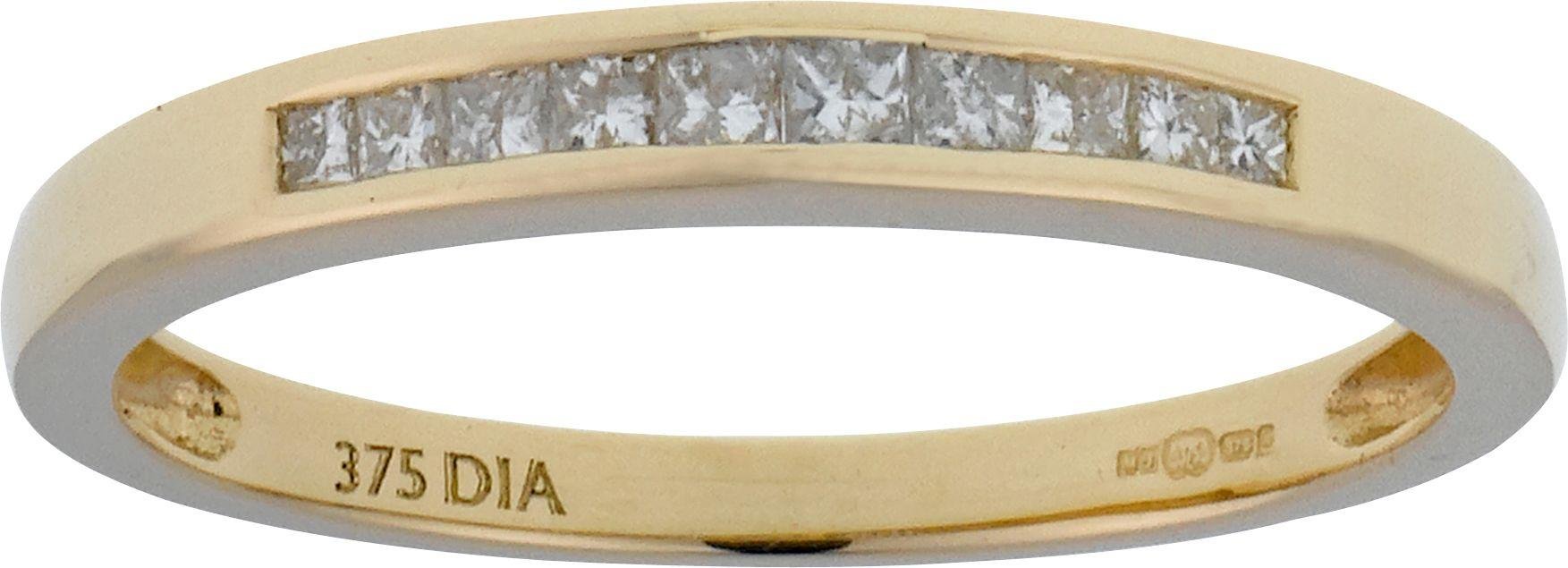 Everlasting Love 9ct Gold 0.50ct Diamond Bridal Ring Set - P