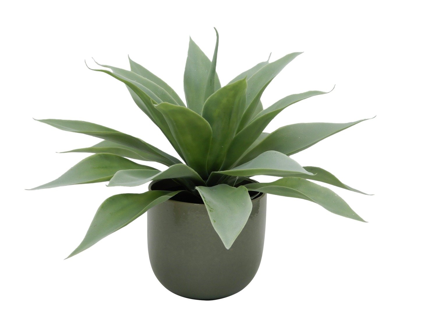 Habitat Artificial Faux Agave Plant in Ceramic Pot - Grey
