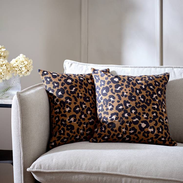 Argos Home Leopard Print Cushion Cover - 2 Pack - 43x43cm 0