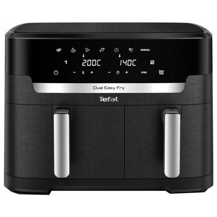 Tefal Easy Fry Dual XXL EY9428G0 11L Air Fryer - Black 0