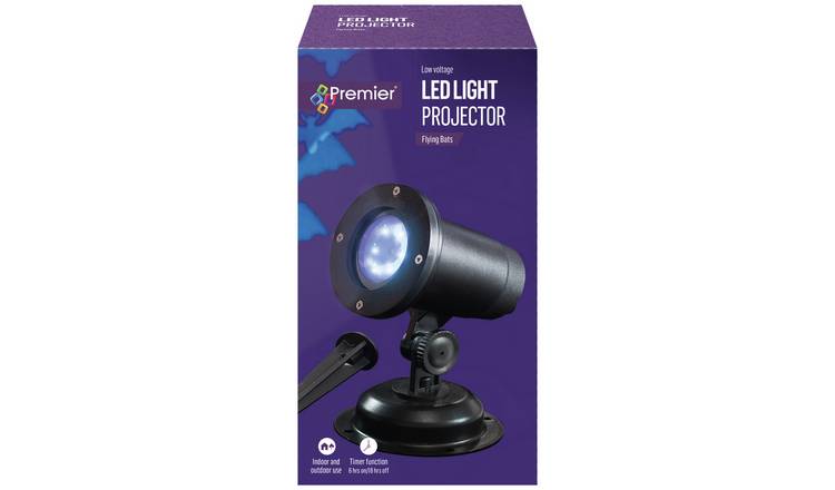 Premier Decorations LED Halloween 4 Bats Projector
