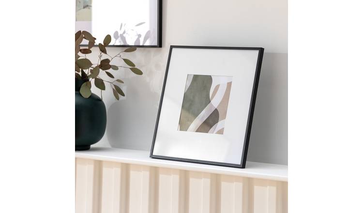 Habitat Aluminum Picture Frame - Black- 6x6"