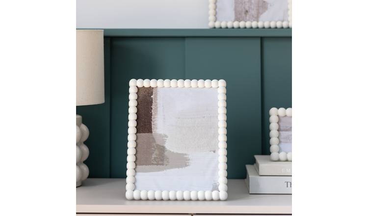 Habitat Cream Bobble Picture Frame - 8x10"
