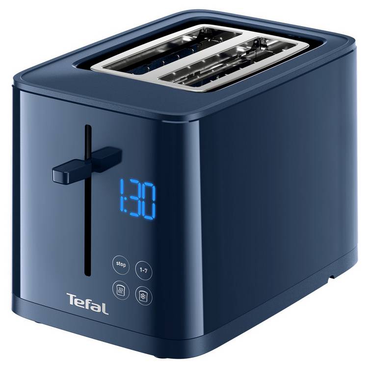 Tefal TT6934G0 Sense 2 Slice Toaster - Navy 0