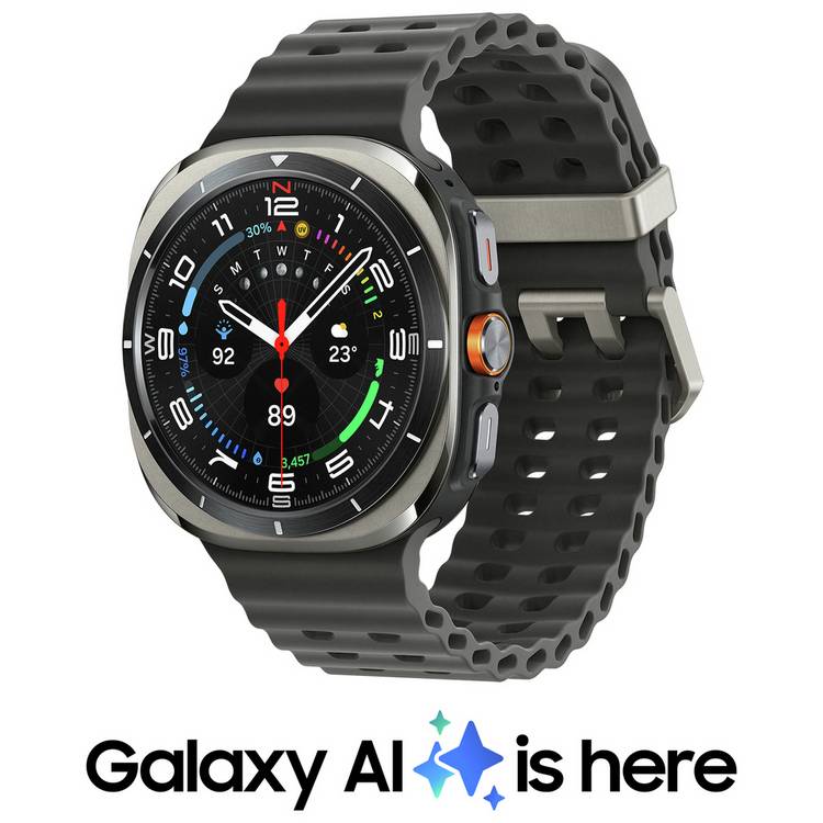 Samsung Galaxy Watch Ultra Smart Watch - Silver & Dark Grey 0
