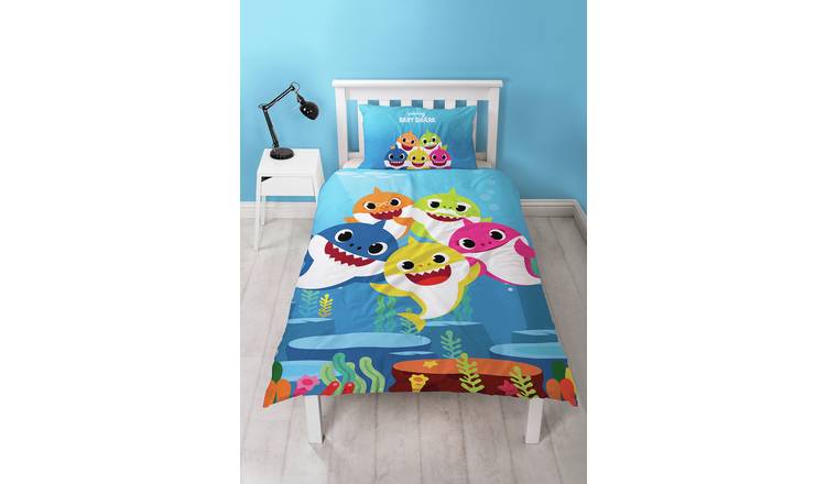 Buy Baby Shark Underwater Children S Bedding Set Single Argos