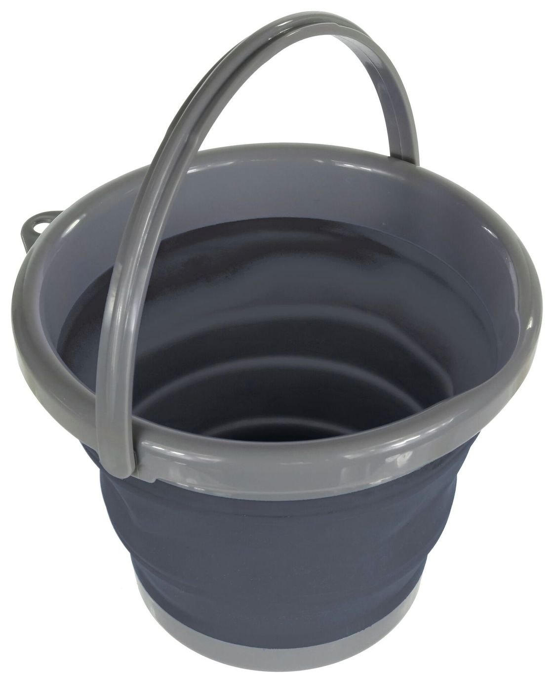 Regatta TPR Foldable Bucket - Ebony Grey