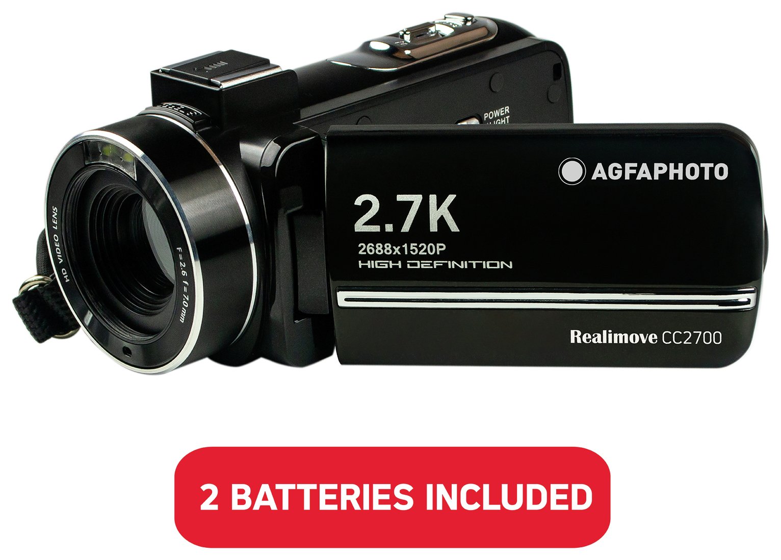 AGFAPHOTO Realimove CC2700 HD Camcorder - Black