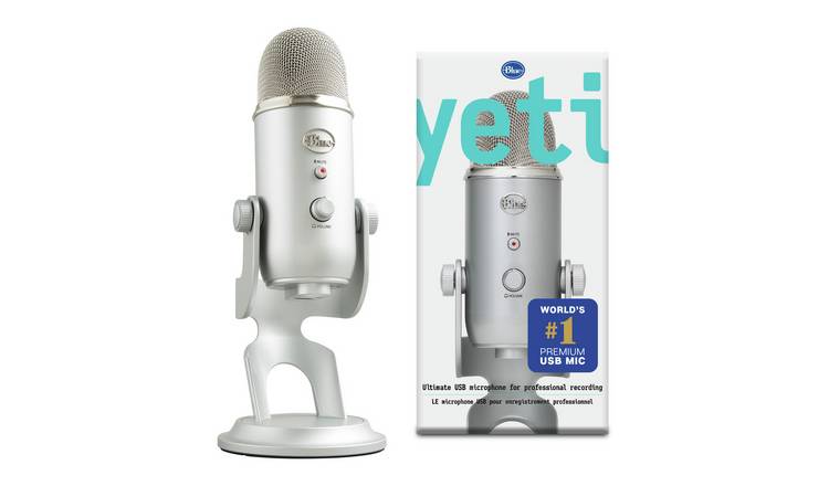 Blue YETI SILVER - 配信機器・PA機器・レコーディング機器