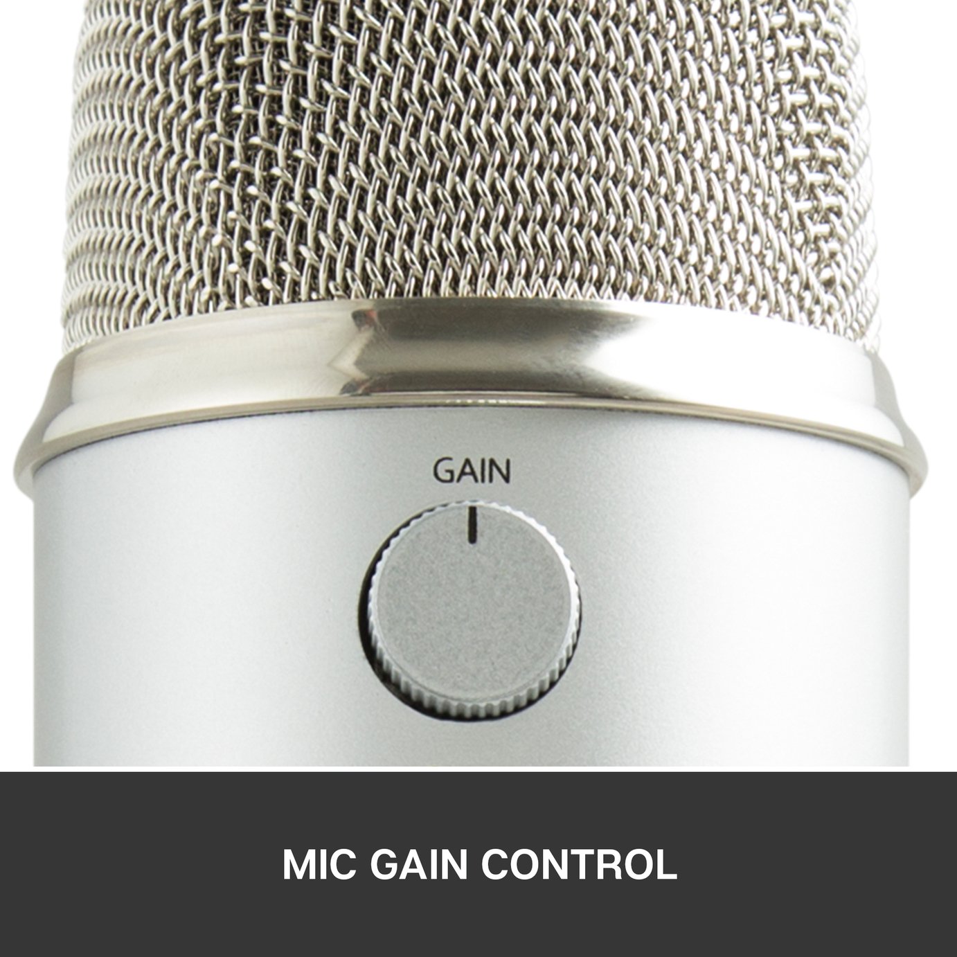Buy Blue Yeti USB Streaming Gaming Podcast PC Microphone-Silver