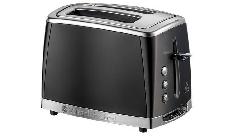 Buy Russell Hobbs Luna 2 Slice Matte Black Toaster 26150 Toasters Argos