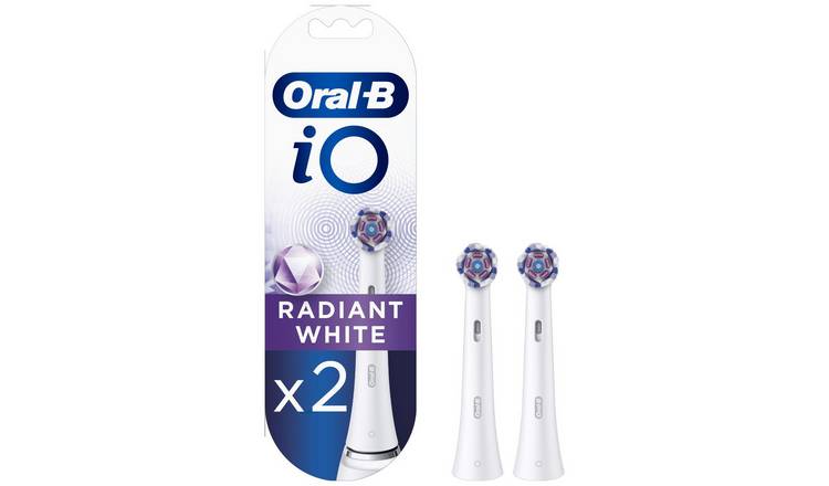 Oral-B iO Radiant White Electric Toothbrush Heads - 2 Packs