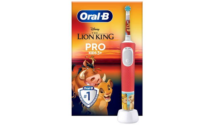 Oral-B Lion King Kids Electric Toothbrush - Red