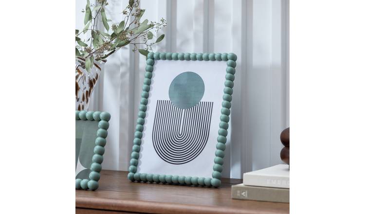 Habitat Green Bobble Picture Frame - 8x12"