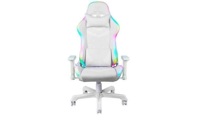 Deltaco WCH90 RGB PC Gaming Chair – White