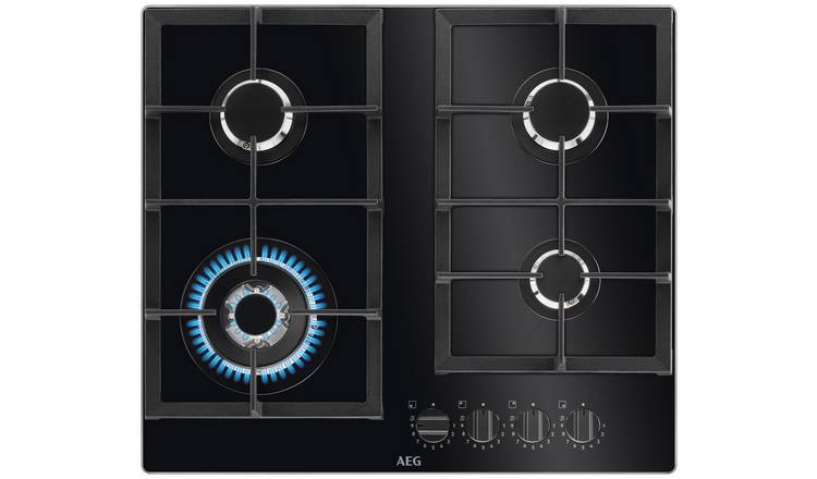 AEG HKB64420NB Electric Gas Hob - Black