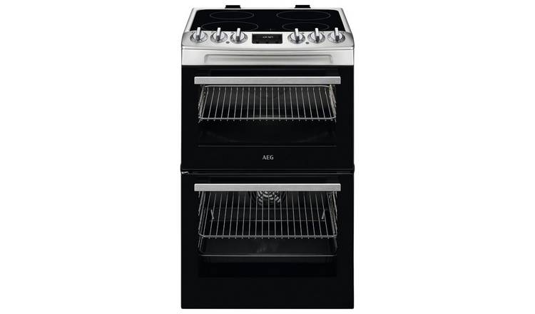 AEG CCX1530ACM 55cm Double Electric Cooker - S/Steel