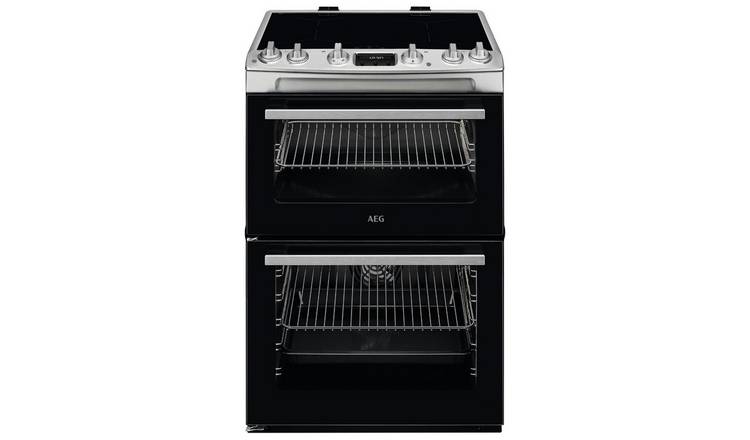 AEG CIX6540ACM 60cm Double Electric Cooker - S/Steel