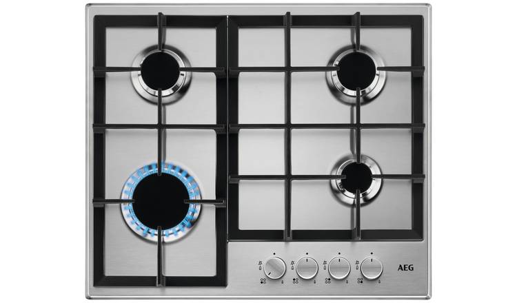 AEG HGE64200SM Gas Hob - Stainless Steel