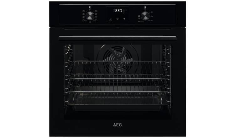 AEG BEX335011B Built In Single Electric Oven - Black
