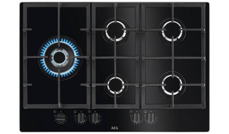 AEG HKB75820NB Electric Gas Hob - Black