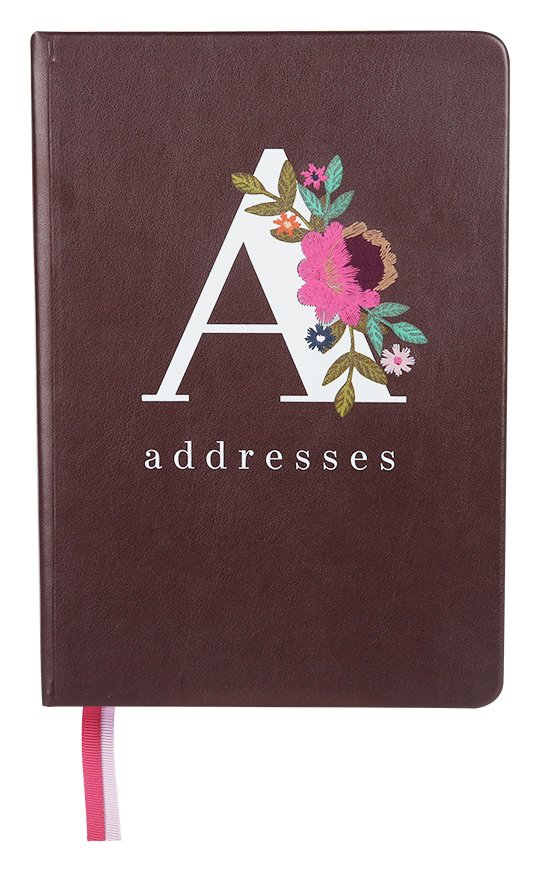 Habitat Into The Woods Embroidered Address Book