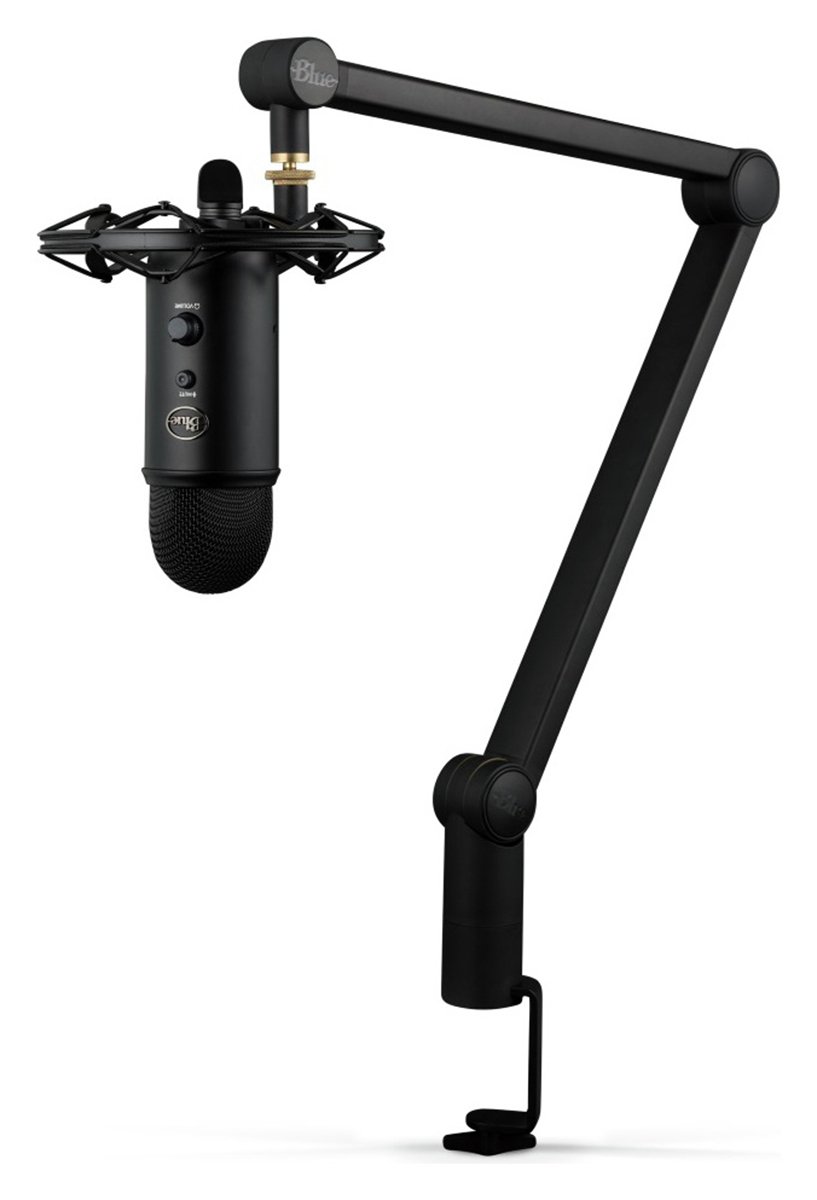 Blue Mic Yeticaster USB Microphone and Accessories