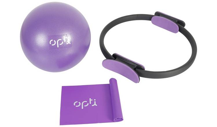 Buy Opti Pilates Set Purple Resistance bands Argos