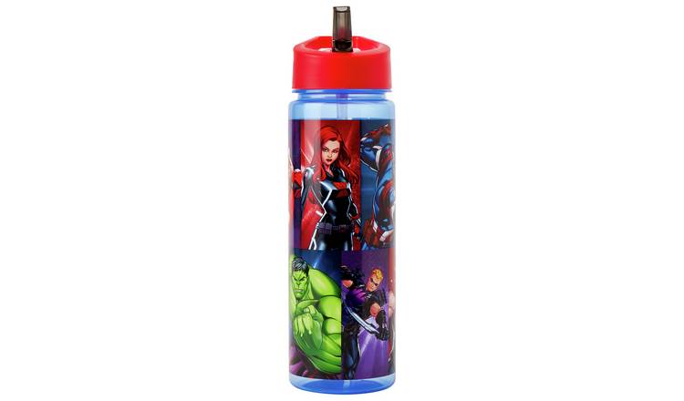 Avengers Blue & Red Sipper Water Bottle - 600ml