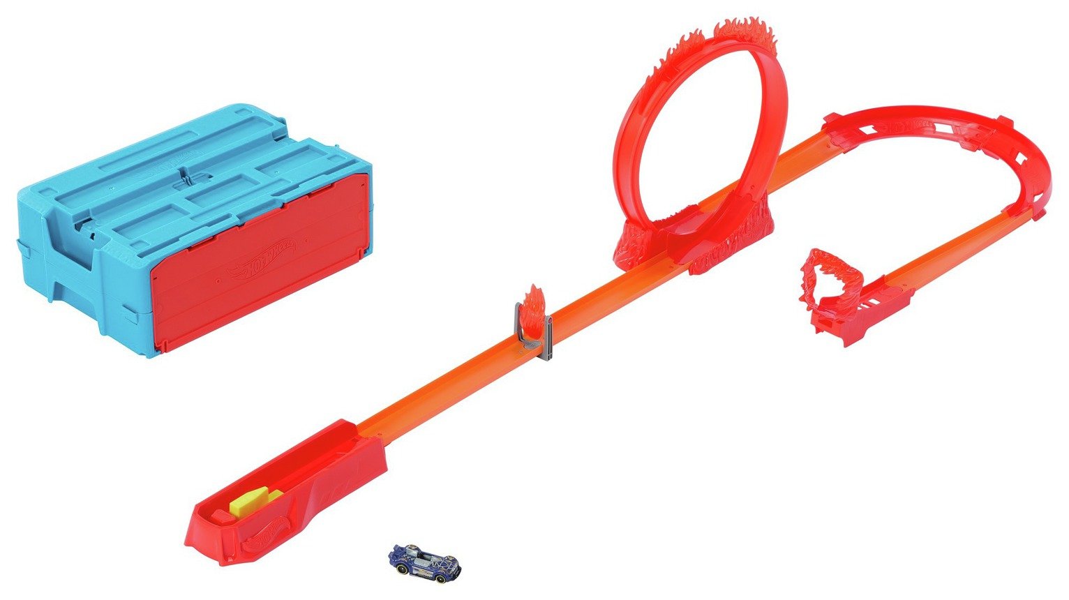 Hot Wheels Track Builder Flame Stunt Pack review