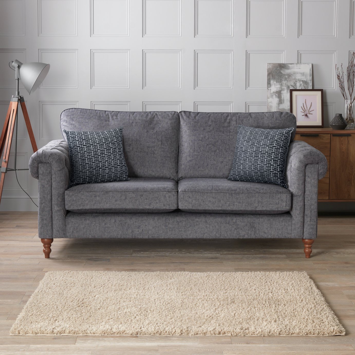 Argos Home Rebecca 3 Seater Fabric Sofa Review