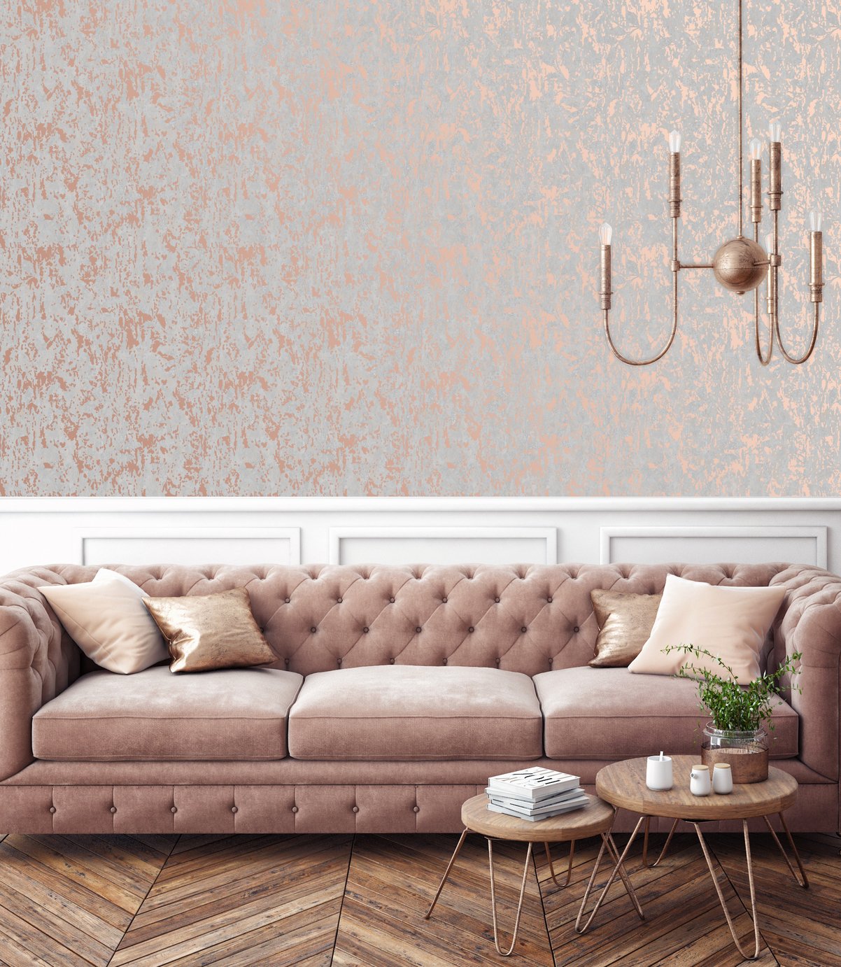 Superfresco Milan Rose Gold Textured Wallpaper Review